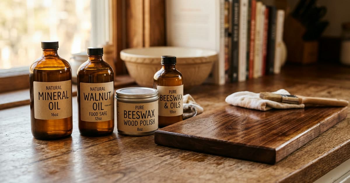 The Best Oils for Wooden Kitchen Items