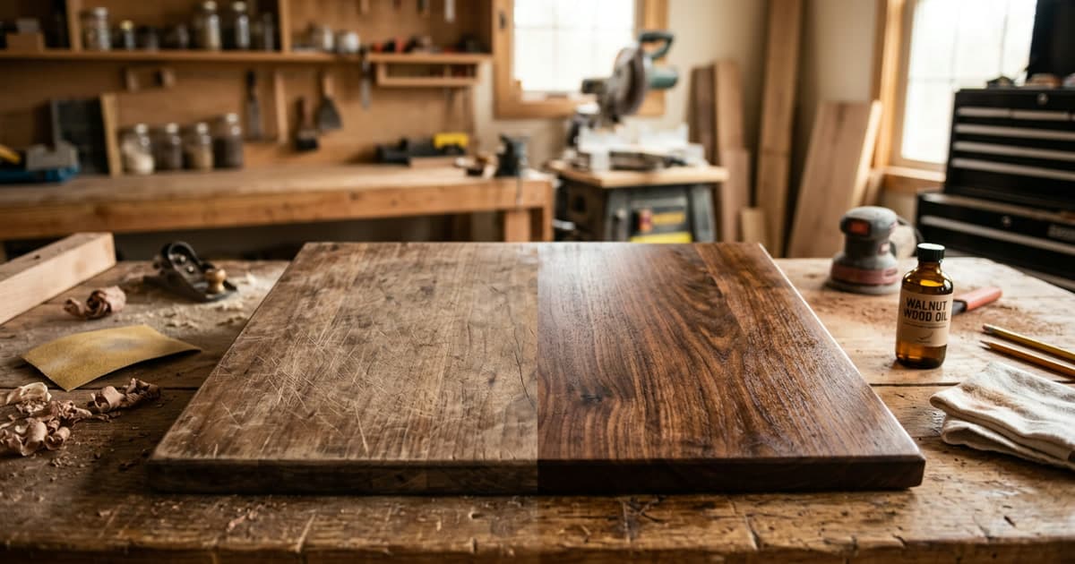 Restoring an Old Wooden Cutting Board