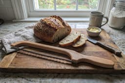 Oak Bread Bow - In Use